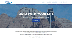Desktop Screenshot of leadwithyourlife.com